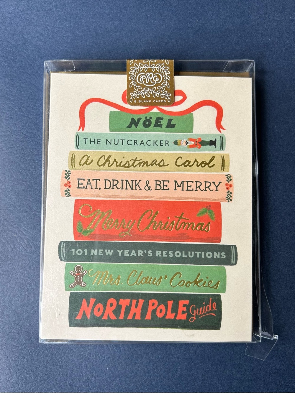 Rifle Paper Co. Gold Holiday Note Cards